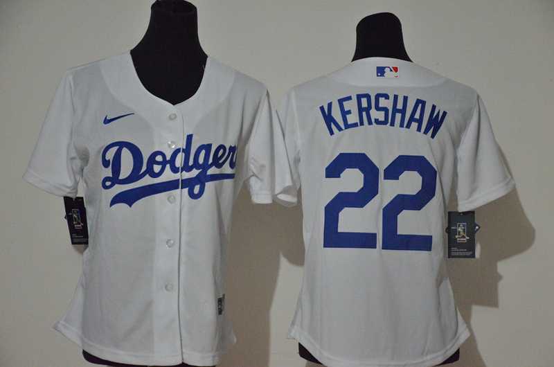 Women Dodgers 22 Clayton Kershaw White 2020 Nike Cool Base Jersey,We sell and wholesale Women Dodgers 22 Clayton Kershaw White 2020 Nike Cool Base Jersey on line form chian!